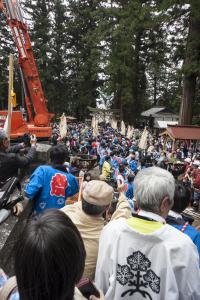 御柱祭り