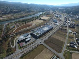 天龍峡エコバレー川路地区　航空写真