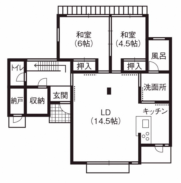 嶋　1F平面図