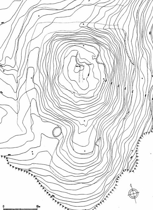 墳丘測量図