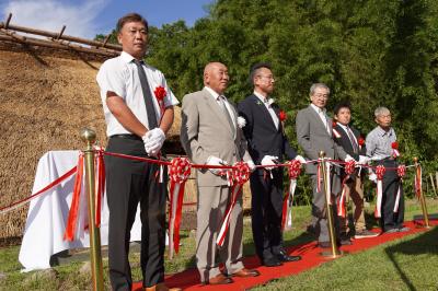 北田遺跡復元家屋竣工お披露目会1