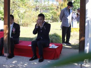 菱田春草生誕地公園「野点茶会」