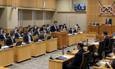 市議会一般質問、全員協議会