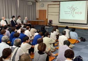 赤十字奉仕団紙芝居分団紙芝居「知久のお殿さま」完成発表会