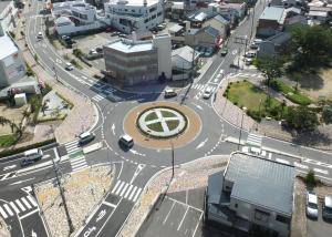 東和町ラウンドアバウト全景写真