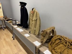 実際に触れることができる展示物