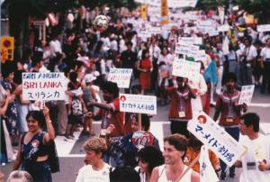 1988年　飯田で「世界人形劇フェスティバル」開催