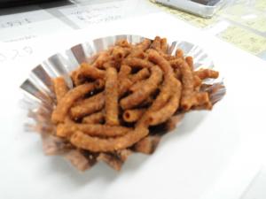上郷西保育園で提供されたマカロニのかりんとう