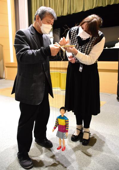 竹田扇之助記念国際糸操り人形館にて