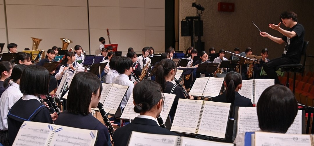 オケ友音楽祭音楽クリニック吹奏楽全体合奏練習