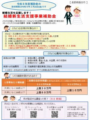 補助金チラシ表
