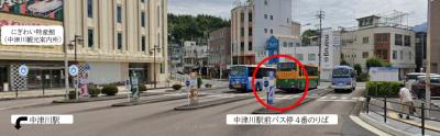 中津川駅バス停
