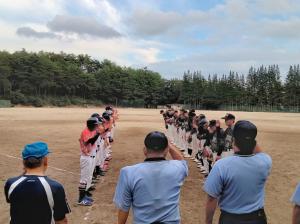 試合後の様子