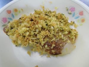 カレイのカレーパン粉焼き