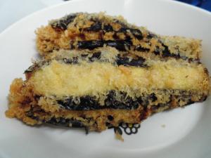 なすのはさみ揚げ