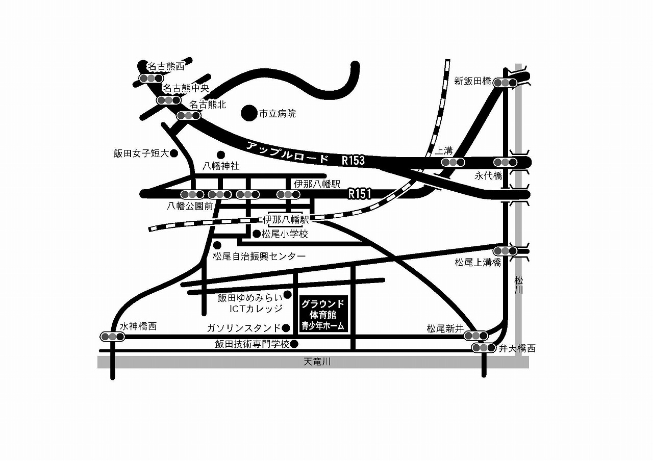 勤労青少年ホームの位置