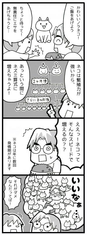 むやみに餌を与えない1